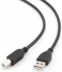 Кабель Cablexpert Premium AM / BM 1m Black (CCP-USB2-AMBM-1M)