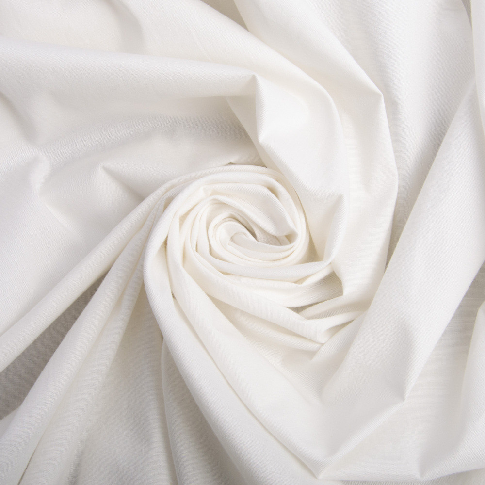 Тканина котон поплін молоко