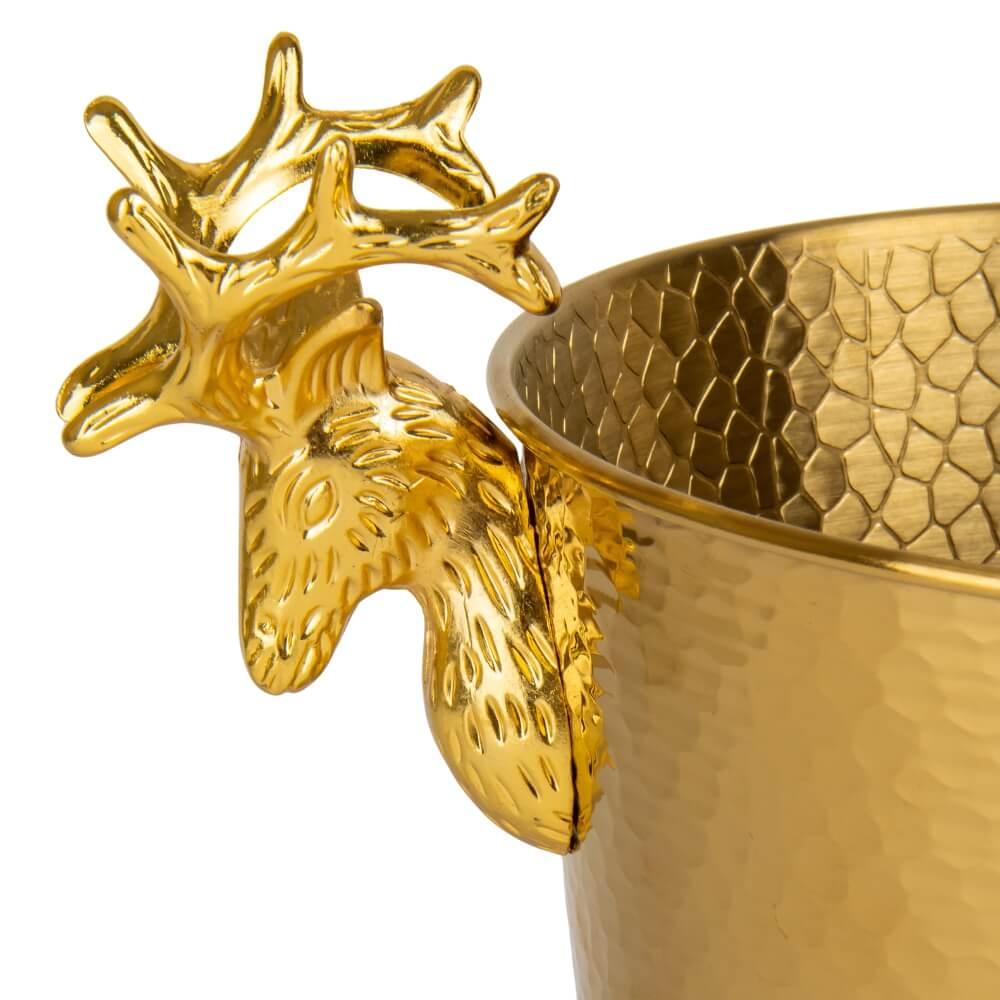 Ведро для шампанского "Благородный олень", золото Ku - фото 2 - id-p1901061695