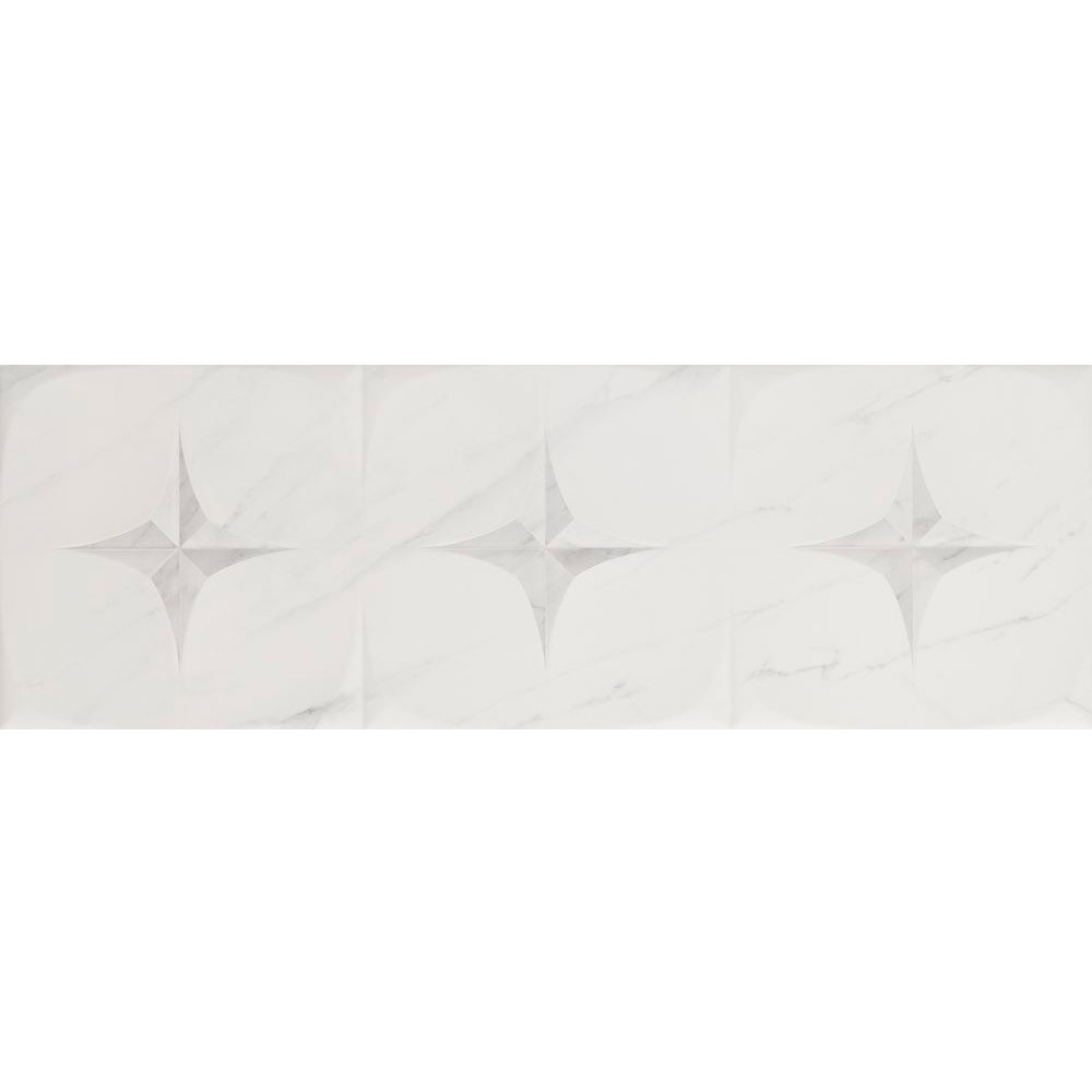 Плитка для стін Keraben Evoque Art Blanco Brillo KJNPG040 30*90 см біла