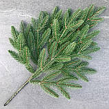 Гілка ялинки штучна Classic 60 см зелена (упаковка 10 штук), фото 2