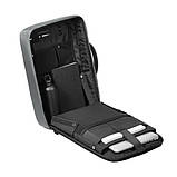 Рюкзак XD Design Bobby BIZZ, захист від крадіжок, порізів, сірий, фото 7