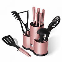 Набор ножей и кухонных принадлежностей Berlinger Haus I-Rose Edition BH-6252 12 предметов