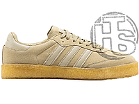 Мужские кроссовки Adidas Samba Ronnie Fieg Clarks Beige Grey Gum 12671