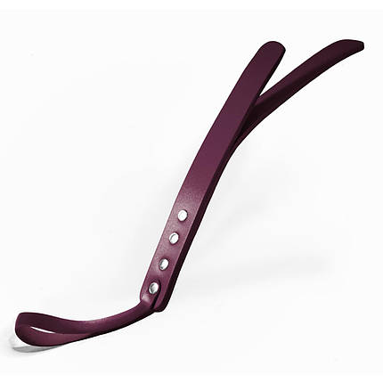 Паддл 2-шаровий Feral Feelings Leather Mini Paddle Burgundy, фото 1