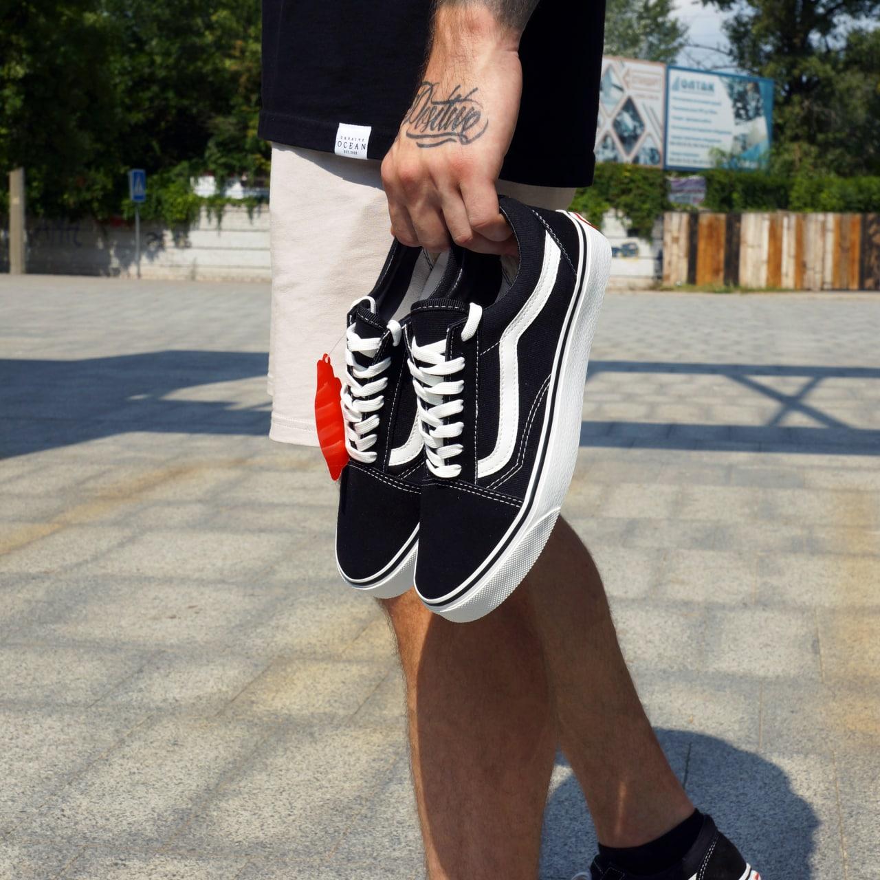 Кросівки чоловічі кеди Vans Old Skool чорні