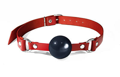 Капелюх силіконовий Feral Feelings Silicon Ball Gag Red/Black