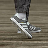 Чоловічі кросівки Adidas Gazelle Foundation Grey, фото 4