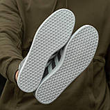 Чоловічі кросівки Adidas Gazelle Foundation Grey, фото 9
