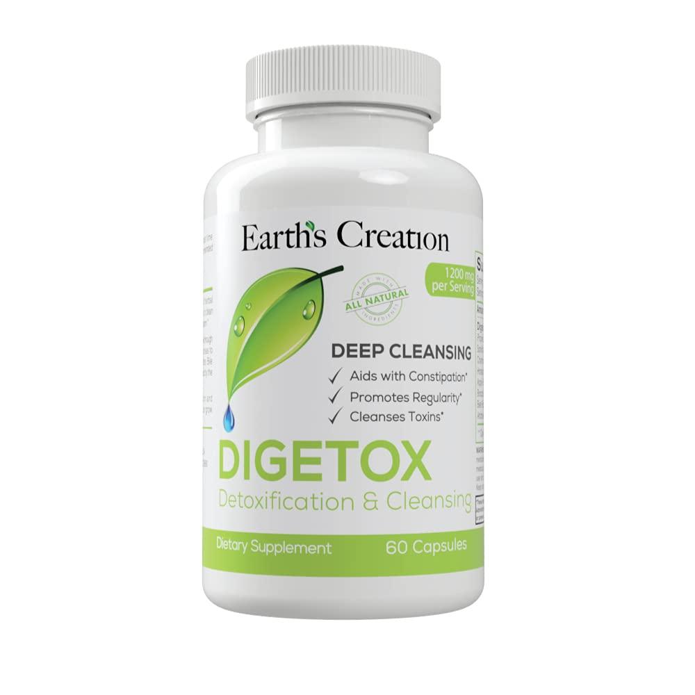 Комплекс для детоксу та очищення організму Earth's Creation Digetox 60 caps