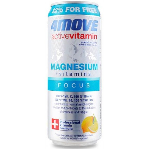 Вітамінний напій з Магнієм 4MOVE Vitamin Active Magnesium 330ml