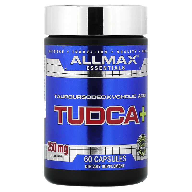 Таурурсодезоксіхолева кислота AllMax Nutrition Tudca+ 250 mg 60 Capsules