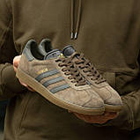 Чоловічі кросівки Adidas Gazelle Foundation Black, фото 4