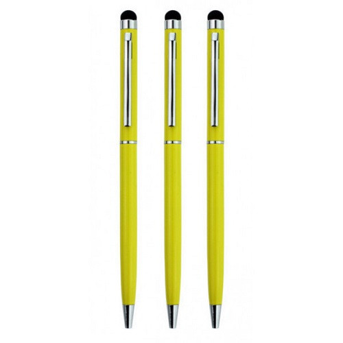 Стилус-ручка для ємнісних екранів Value S0536x3 комплект 3шт жовтий