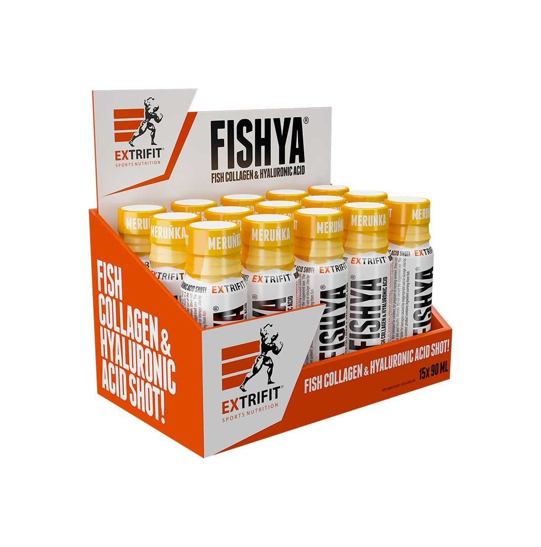 Колаген рибного походження Extrifit Shot Fishya 15x90 ml (Apricot)