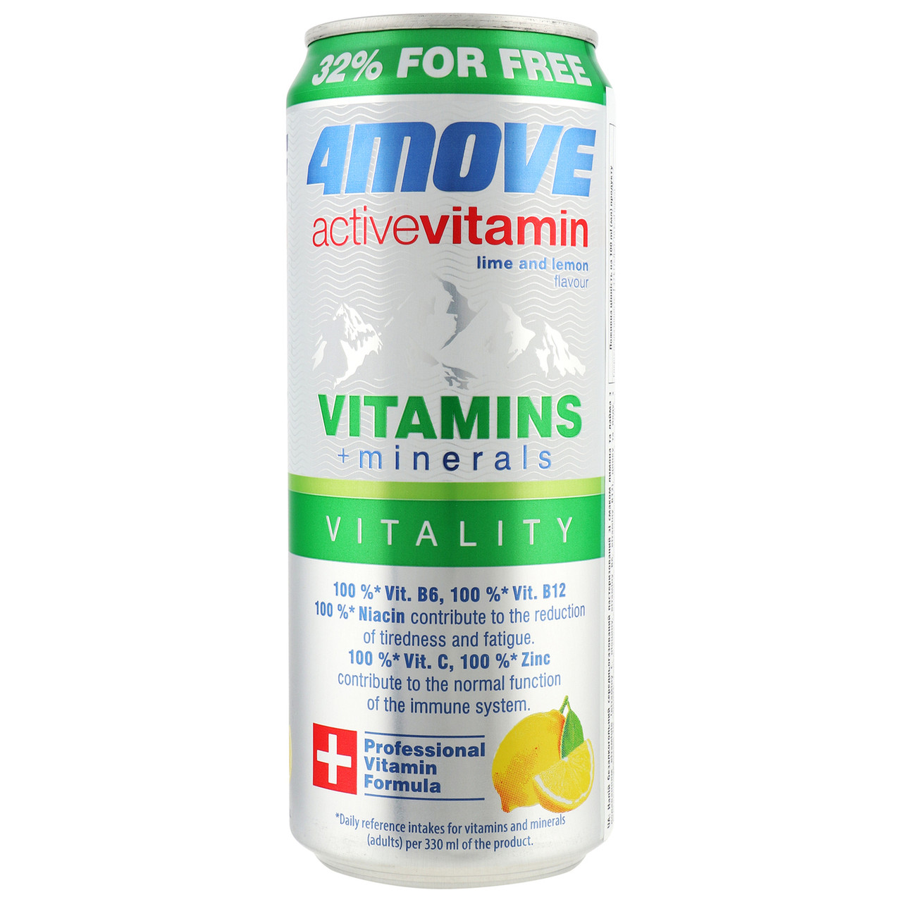 Вітамінний напій 4MOVE Vitamins & Minerals 330ml