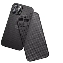 Чохол-накладка Infinity Heat Dissipation Breathable Cooling Case For iPhone 14 Pro Max Black Сітка розсіювання тепла