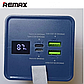Повербанк Remax 50000mAh 2хUSB/Type-C PD/QC дисплей ліхтарик RPP-321, фото 5