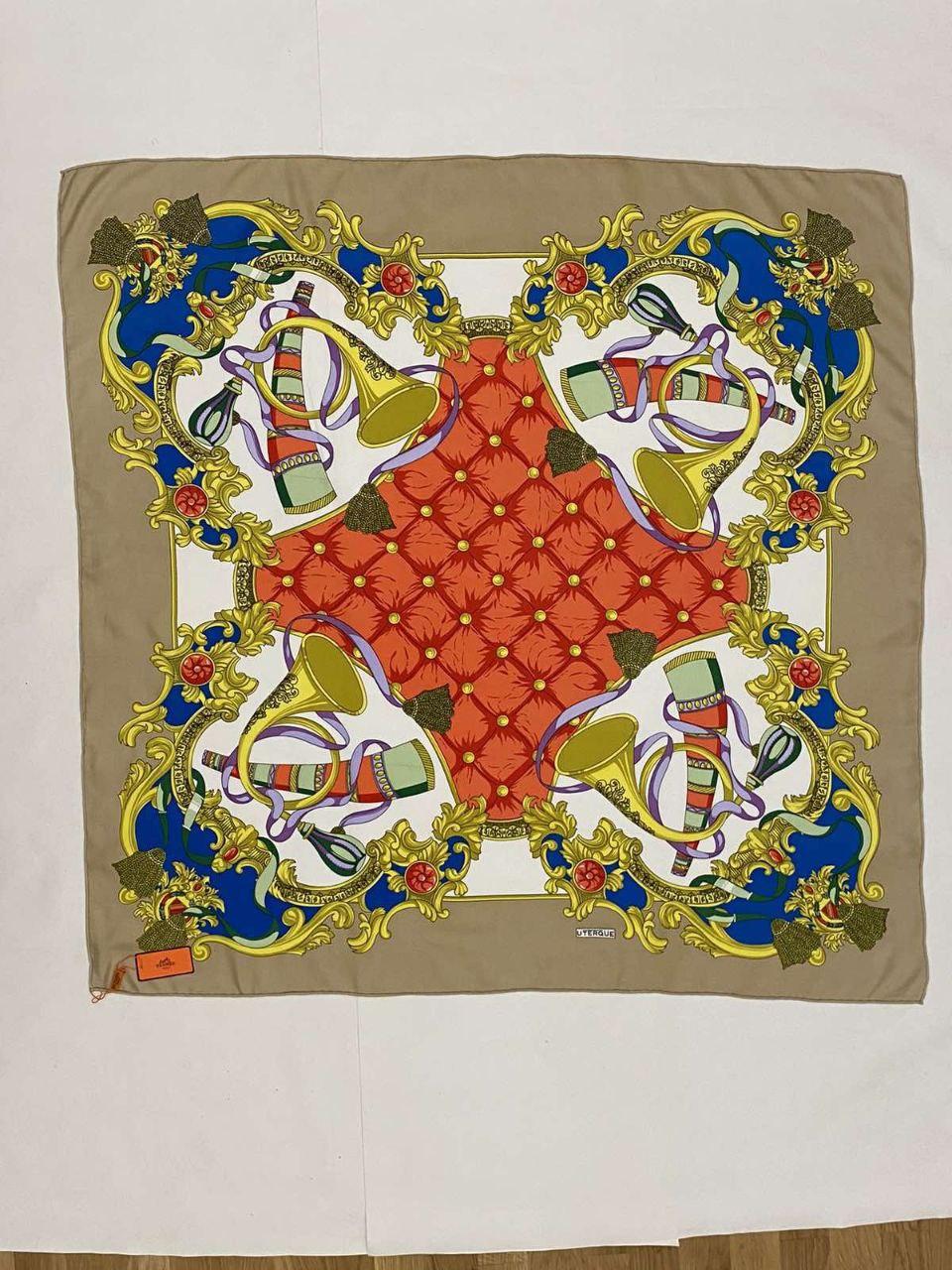 Шовкова хустка жіночий бренд 110*110 см, фото 1