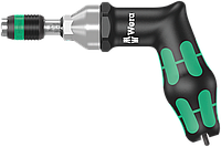 Регулируемая динамометрическая отвертка с пистолетной ручкой и быстрозажимным патроном Rapidaptor, Wera