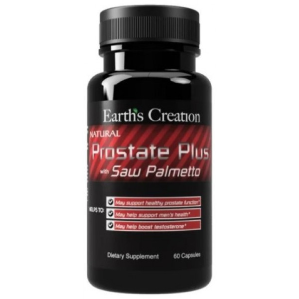 Рослинний комплекс для простати Earths Creation Natural Prostate Plus with Saw Palmetto 60 caps