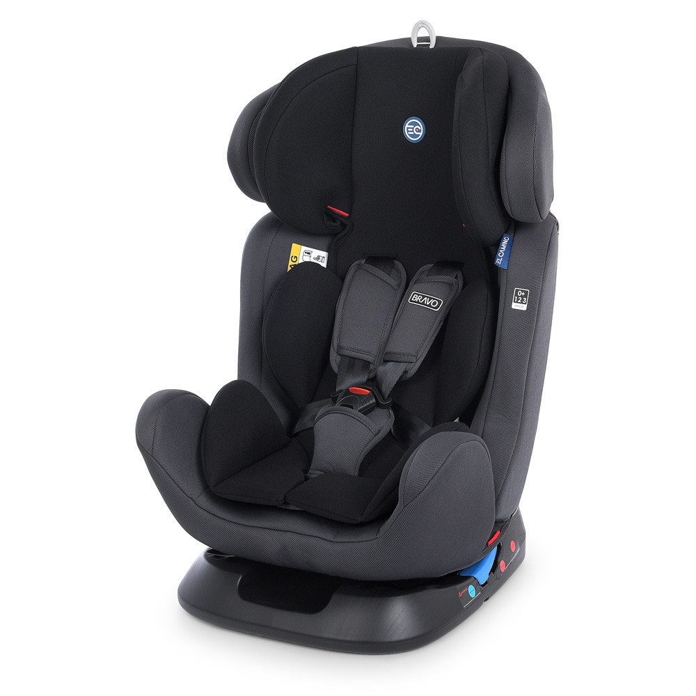 Дитяче автокрісло EL CAMINO ME 1042 BRAVO Royal Black група 0 +/1-2-3 від народження, фото 1