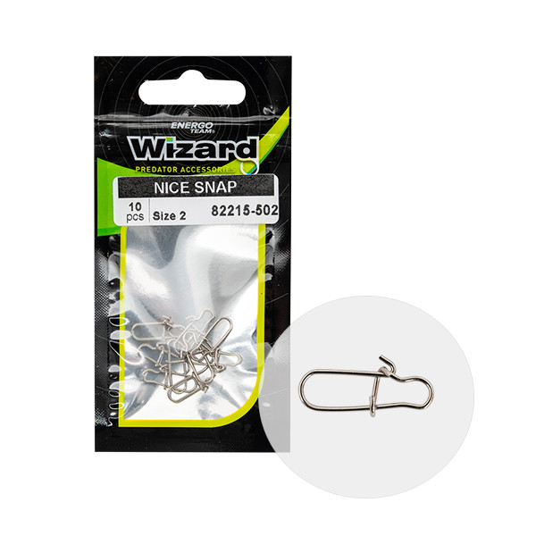 Карабін американка WIZARD Nise Snap 10шт №000