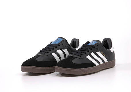 Кросівки жіночі та чоловічі Adidas Sambа Black Gum / кеди Адідас