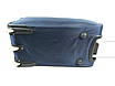 Велика дорожня сумка на 3 колесах 80 л 65х33х37 см Синя, фото 7
