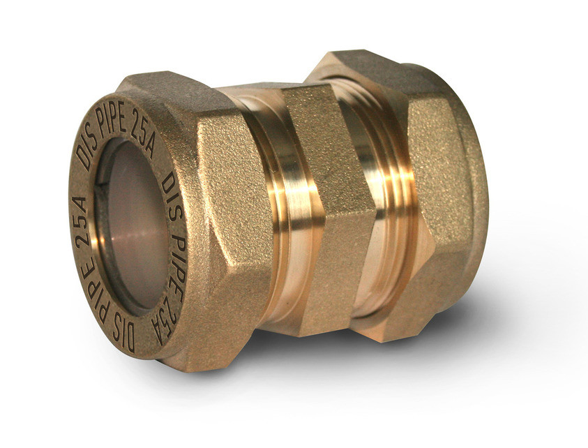 Муфта сполучна латунна DISPIPE BU25-25, фото 1