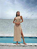 Жіноча пляжна сукня з відкритою спинкою, фото 4