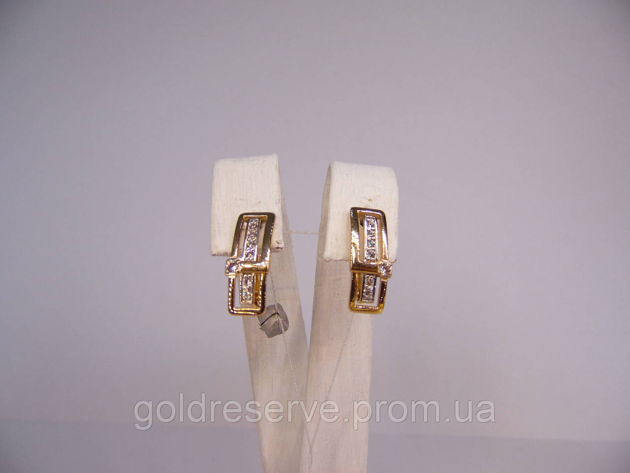 Золоті жіночі сережки 2,38 г, фото 1
