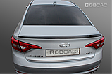 Спойлер лип Hyundai Sonata LF 2014-2017 (Корея), фото 7