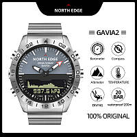 North Edge Gavia 20 BAR, Тактичний годинник з компасом, годинник для плавання, протиударний годинник