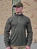 Боевая рубашка оливковая,тактическая рубашка олива,убакс олива мультик ЗСУ,рубашка военная олива