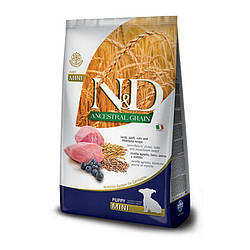 Корм для собак Farmina N&D Low Grain Dog Lamb Mini Puppy (для дрібних порід цуценят, ягня) 7кг.