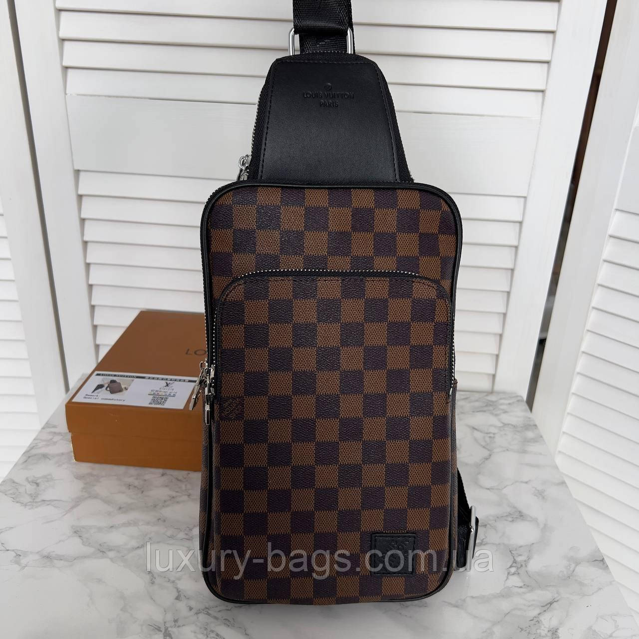 Чоловіча крута сумка-слінг Louis Vuitton, фото 1
