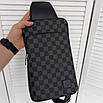 Чоловіча стильна сумка-слінг Louis Vuitton, фото 4