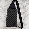 Чоловіча стильна сумка-слінг Louis Vuitton, фото 6