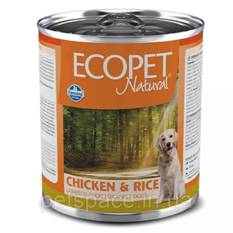 Консерви для собак Farmina Ecopet Natural Dog Chicken&Rice (з куркою та рисом) 300г.