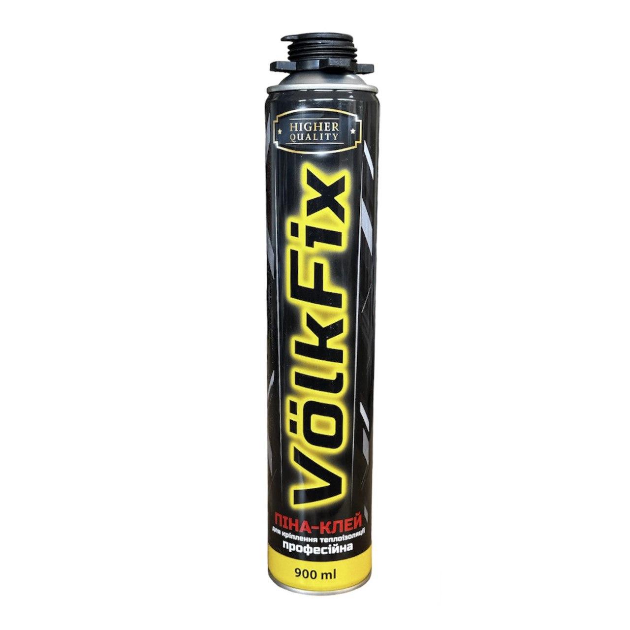 Клей-піна для кріплення теплоізоляції, Volkfix професійна 900мл, фото 1