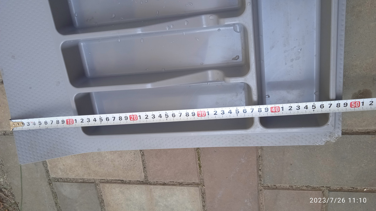 Пенал меблевий  400 мм сірий