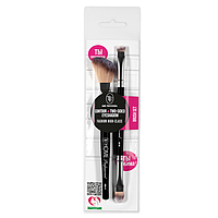 Триумф TF BS-06 Набор кистей 2 шт для макияжа лица и глаз Contour&Two-Sided Eteshadow Brush