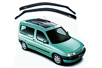 Дефлектори вікон вітровики Citroen Berlingo 1996-2008 року вставні (2 шт., HIC)