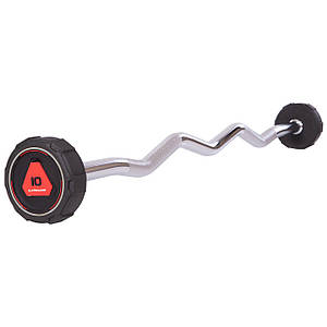 Штанга фіксована пряма поліуретанова LI NUO 10 кг