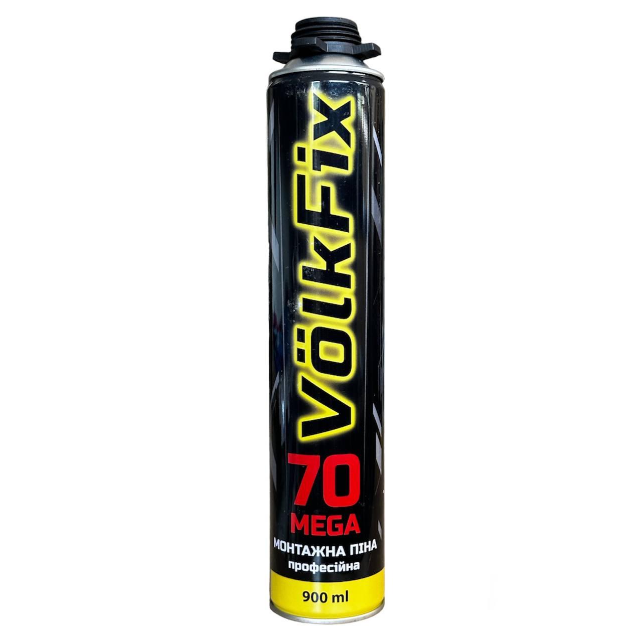 Монтажна піна, Професійна 70L Mega , VolkFix 900 мл
