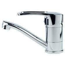 Змішувач MJ Ø40 для кухні гусак прямий 250мм на шпильці AQUATICA (MJ-2B229C)