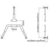 Система кріплення для моніторів 17"-27" без стандарту VESA XM-100, фото 6