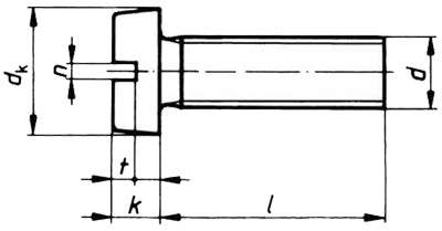 DIN 84 винт чертеж DIN 84 винт купить