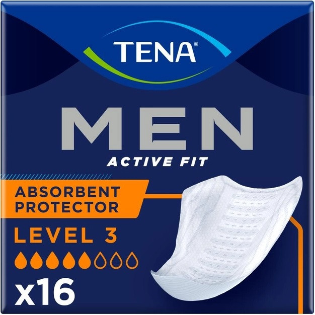 Урологічні прокладки для чоловіків Tena Men Active Fit Level 3 (16 шт.)